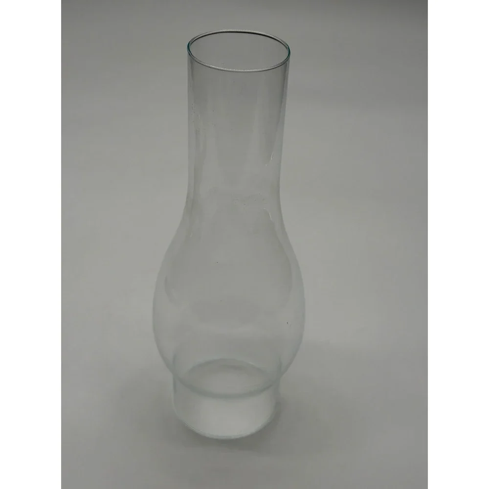 Glass Hurricane Lamp Shade Chimney Replacement Clear Curved‎ Top